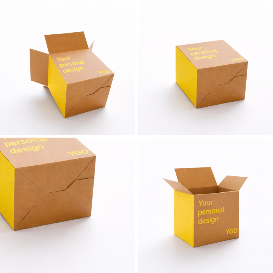 Квадратная четырехклапанная коробка с автоматическим дном (Auto Bottom Slotted Container)