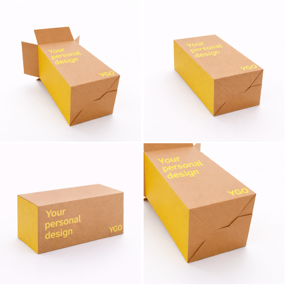 Высокая четырехклапанная коробка с автоматическим дном (Auto Bottom Slotted Container)