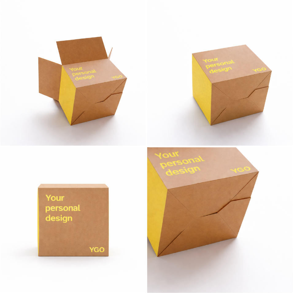 Низкая четырехклапанная коробка с автоматическим дном (Auto Bottom Slotted Container)