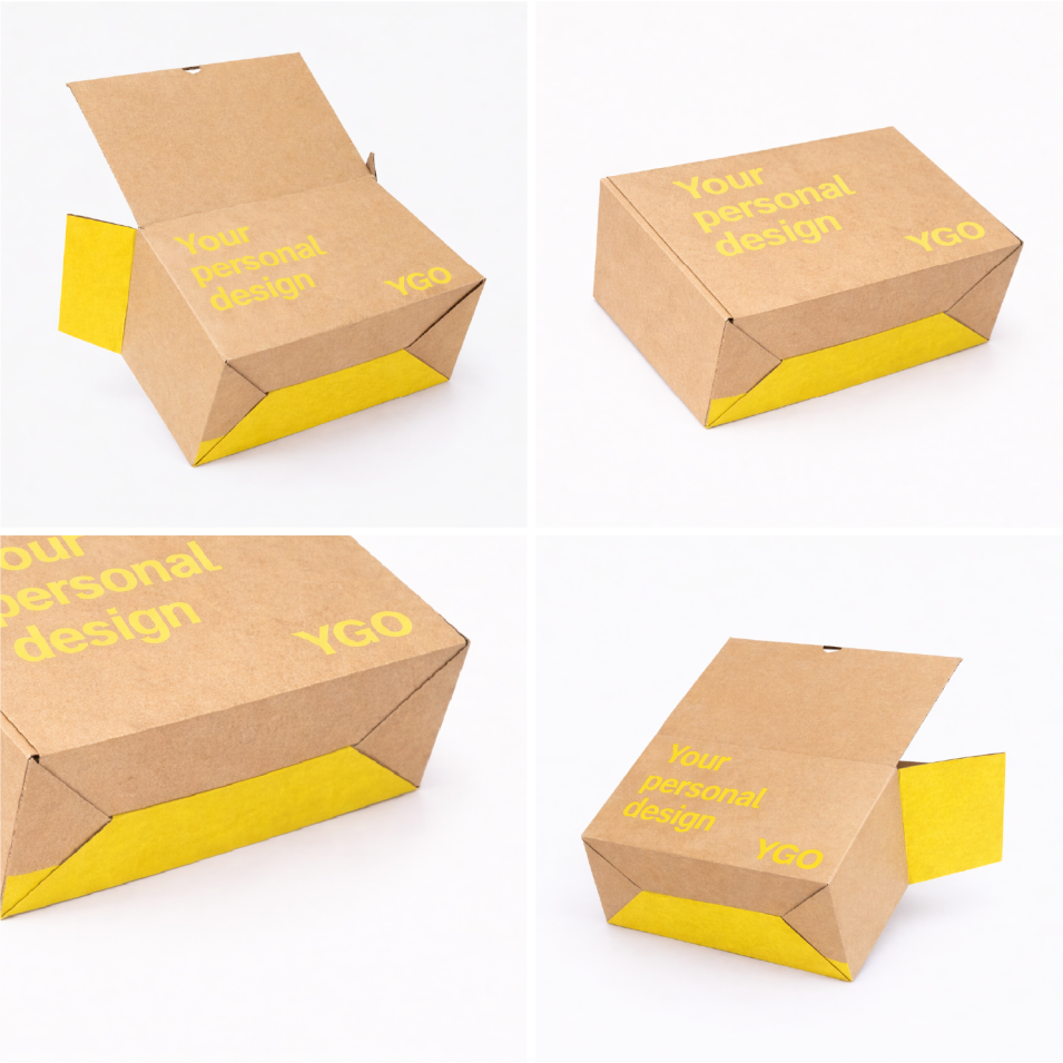 Коробка с верхним клапаном и дном 1-2-3 (Tuck Top 1-2-3 Bottom)