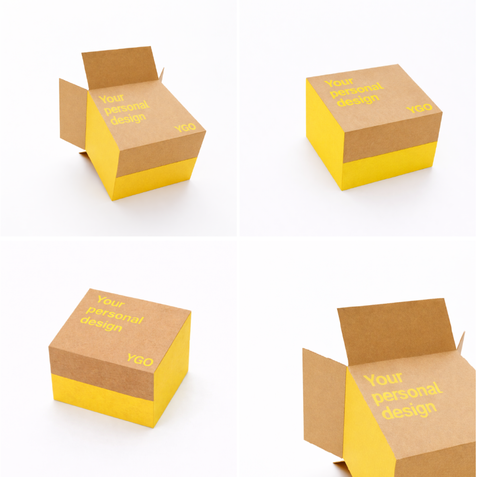 Квадратная четырехклапанная коробка (Corrugated Slotted Container / RSC)