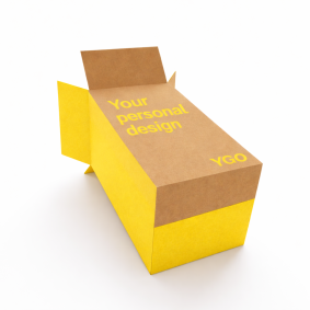 Высокая четырехклапанная коробка (Corrugated Slotted Container / RSC)