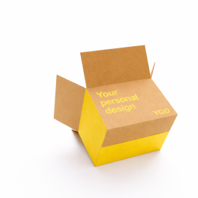 Низкая четырехклапанная коробка (Corrugated Slotted Container / RSC)