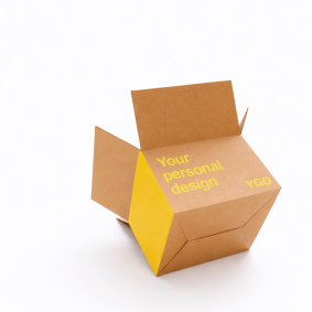 Низкая четырехклапанная коробка с дном 1-2-3 (Bottom Slotted Container)