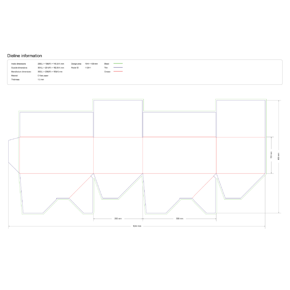 Стандартная четырехклапанная коробка с автоматическим дном (Auto Bottom Slotted Container)