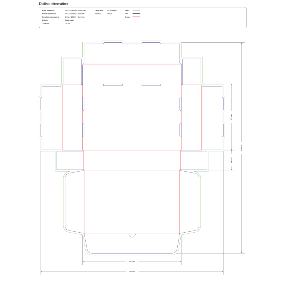 Коробка с заворачиваюмися торц. и пылезащ. клапанами (Roll End Tuck Top with Dust Flaps)