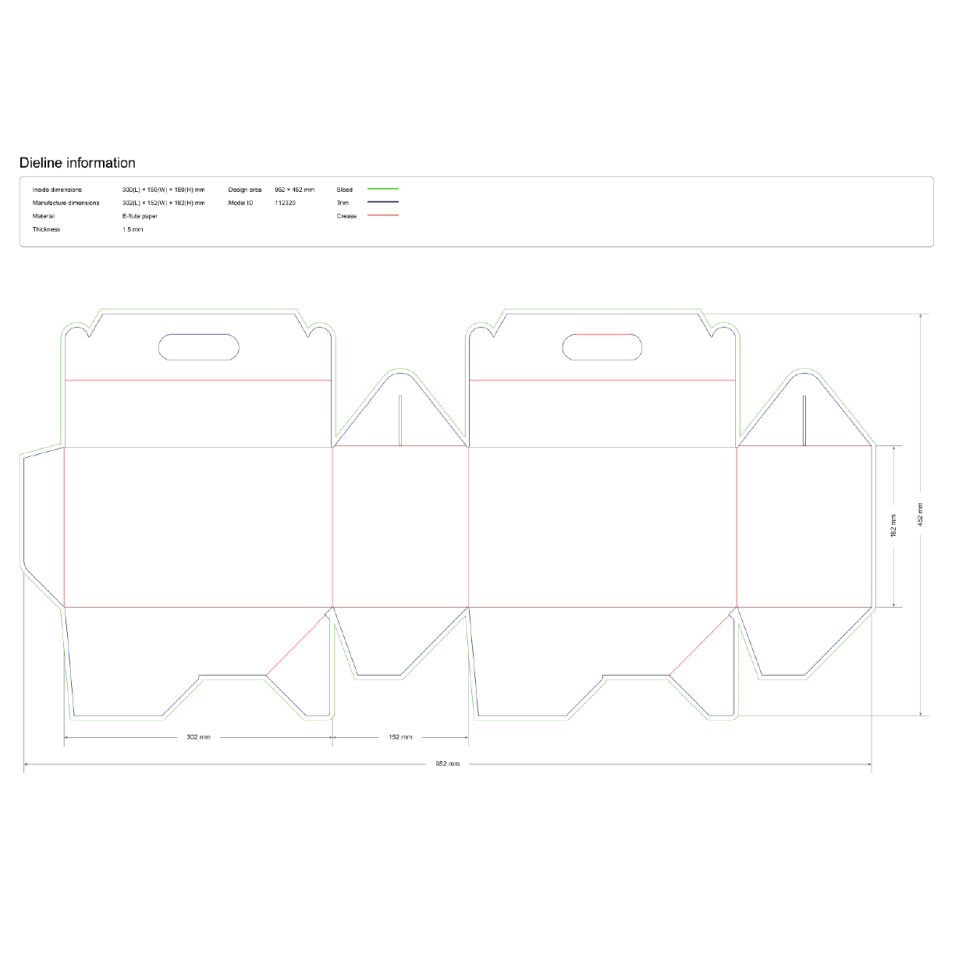 Коробка с ручкой и верхом "домиком" (Gable Box)