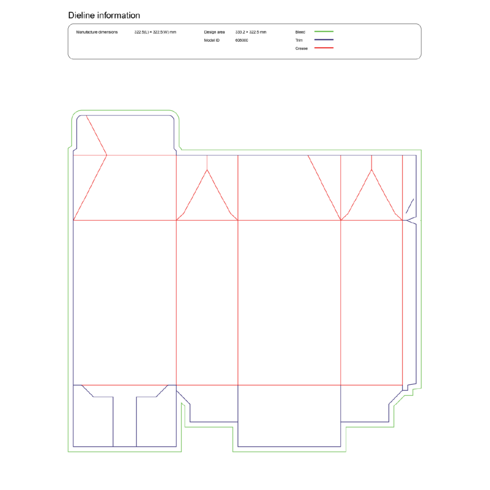 Коробка с верхом "домиком" и ручкой (Gable Bag)