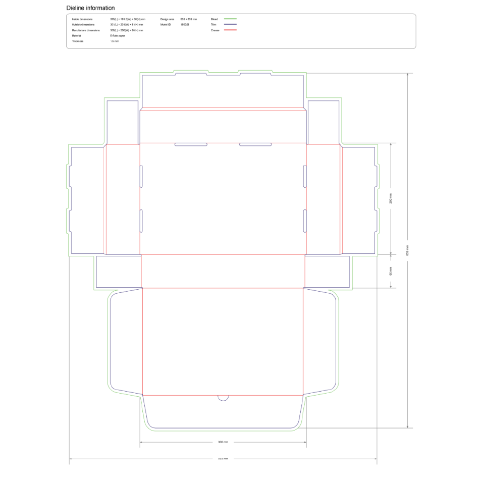 Коробка Roll End с пылезащитными клапанами (Dust Flaps)