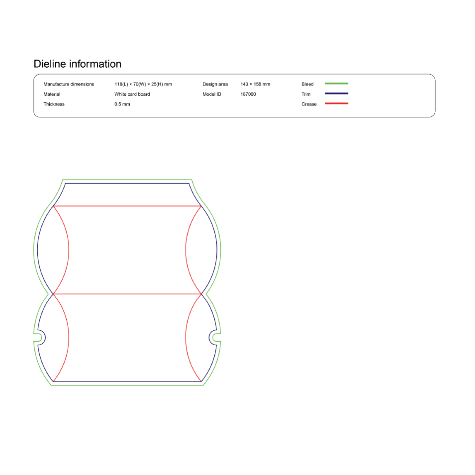Коробка-подушка (Pillow)
