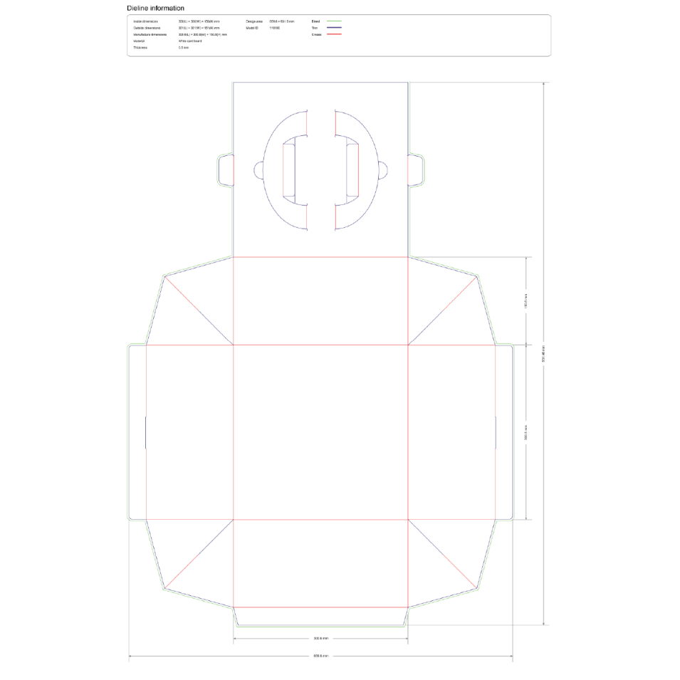 Кубическая коробка с ручкой (Cube Shaped Carrier)