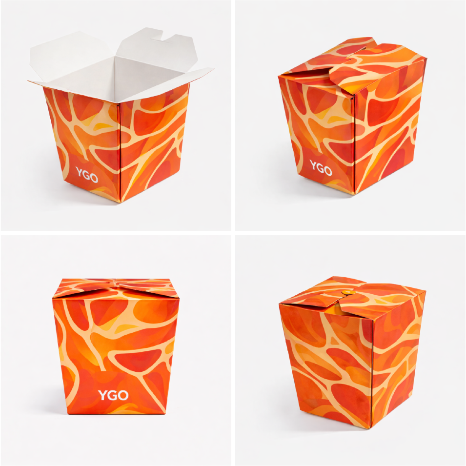 Коробка для еды на вынос из картона (Takeout Paperboard Box)