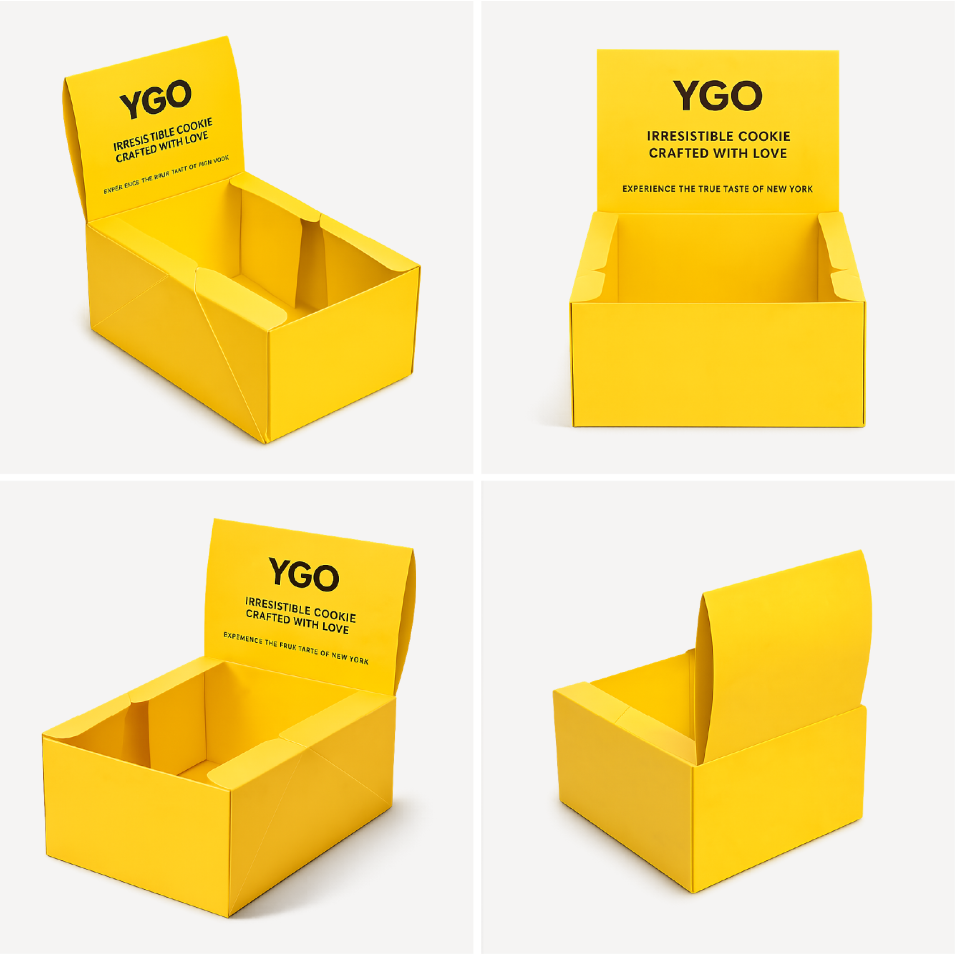 Витринная коробка с четырёхточечной склейкой (4 Corner Display Box)