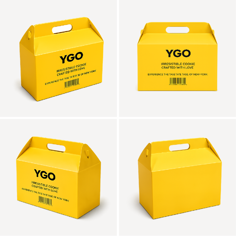 Коробка с ручкой и верхом "домиком" (Gable Box)