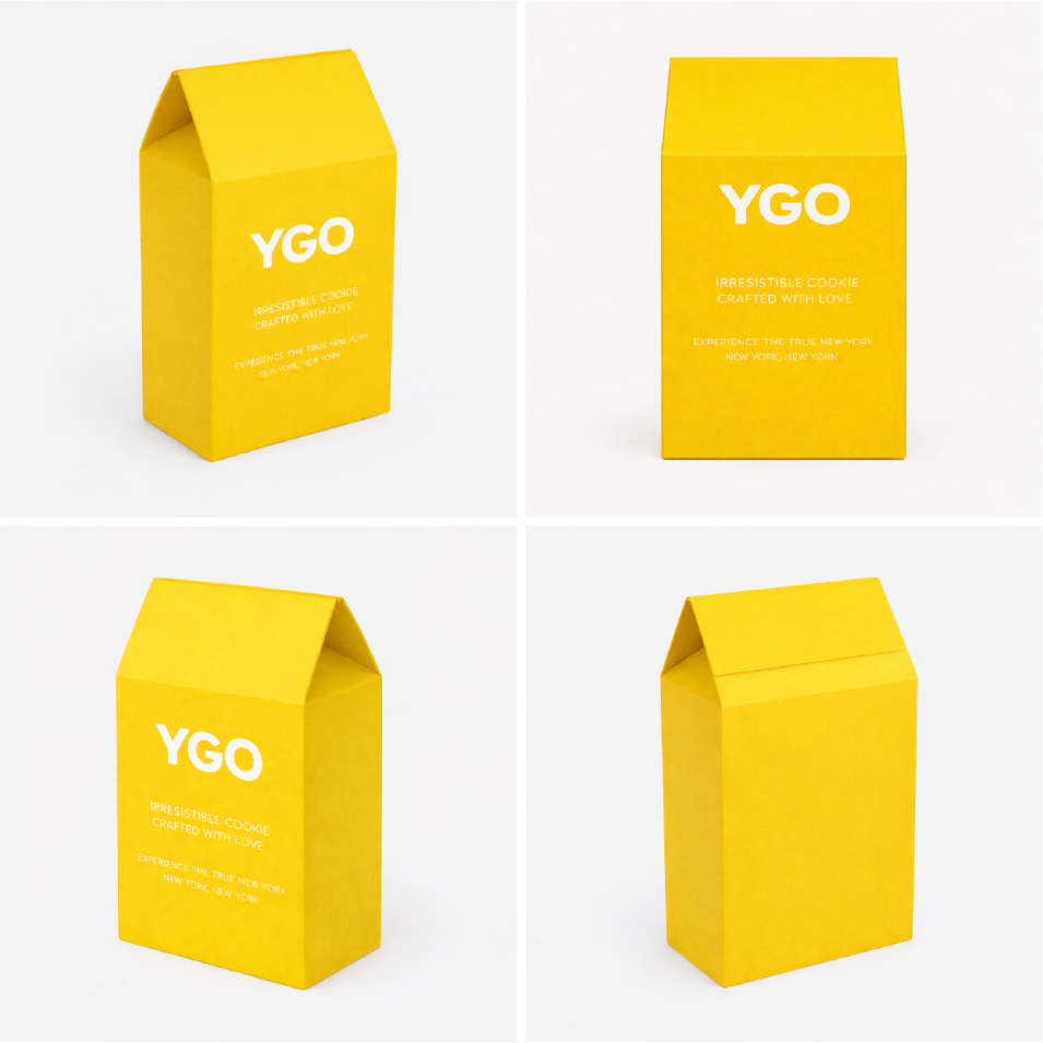 Коробка с верхом "домиком" и ручкой (Gable Bag)