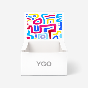 Витринная коробка с четырёхточечной склейкой (4 Corner Display Box)