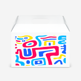 Коробка с ручкой и верхом "домиком" (Gable Box)