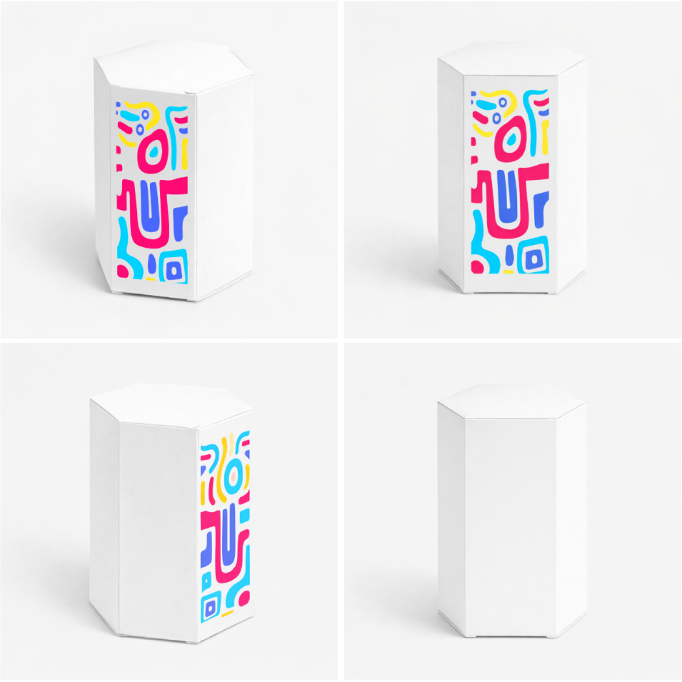 Шестиугольная коробка Hexagon Box)