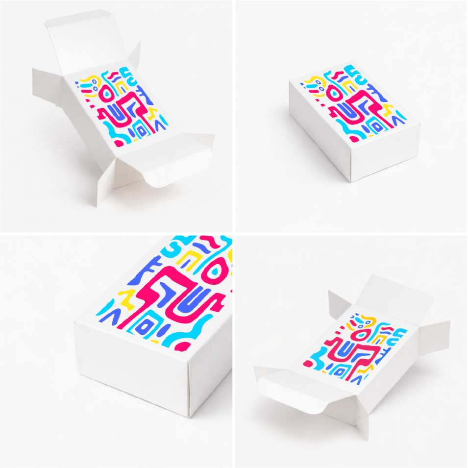 Коробка с однонаправленными клапанами (Straight Tuck End)