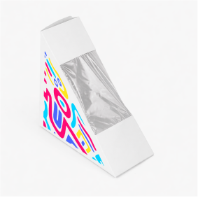 Треугольная коробка для сэндвича (Sandwich Wedge Box)