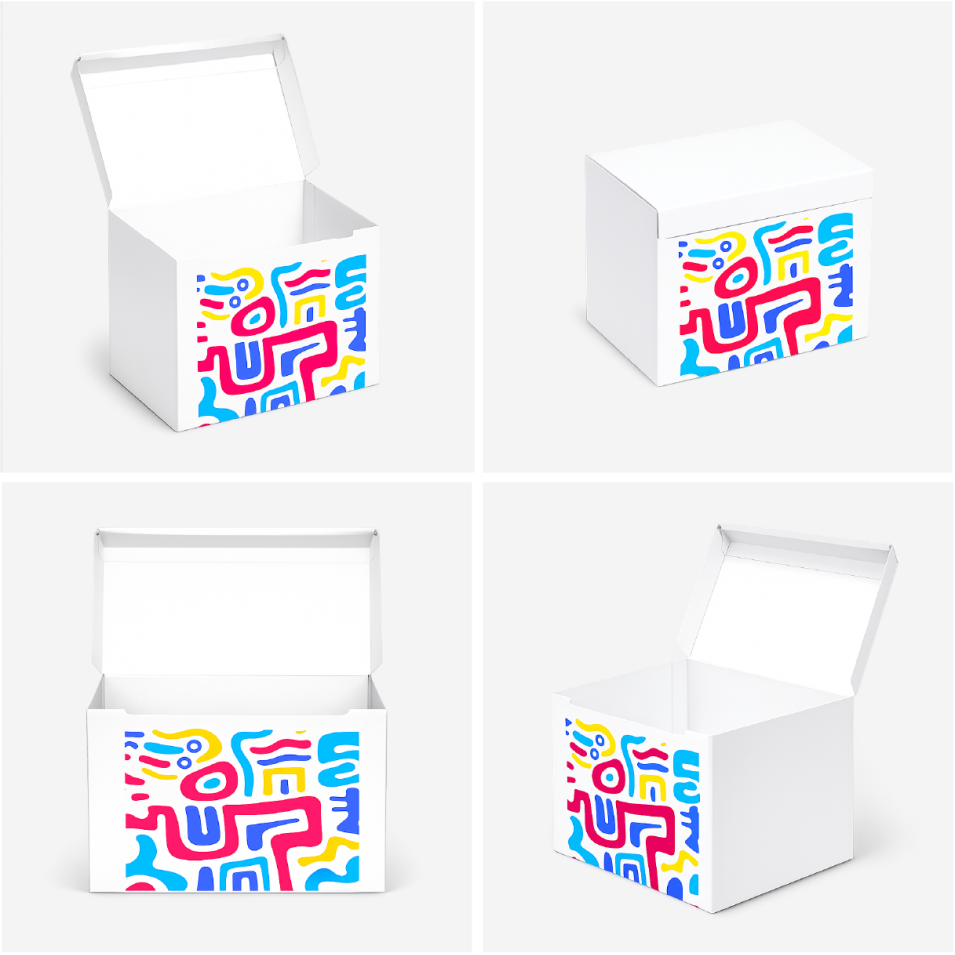 Коробка с фиксирующим клапаном и автоматическим дном (Lock Cap Auto Bottom)